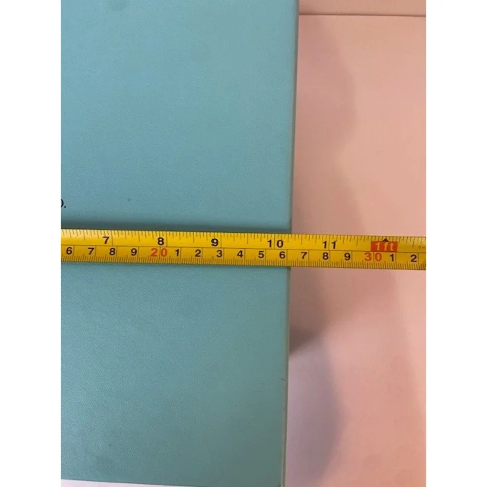 Tiffany & Co Large Square Blue Gift Box Storage Display 10x10x6.5 Inch